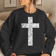 Christian Cross The Message Jesus Loves You Women Sweatshirt Gifts for Her
