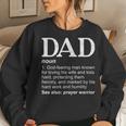 Christian Dad Definition Fathers Day Funny Dad Gift Women Crewneck Graphic Sweatshirt Gifts for Her