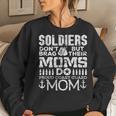 Coast Guard Mom Soldiers Dont Brag Mommy Gift Women Crewneck Graphic Sweatshirt Gifts for Her