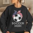 Cool Soccer Mom Jersey For Parents Of Womens Soccer Players Women Crewneck Graphic Sweatshirt Gifts for Her