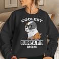 Coolest Guinea Pig Mom Funny Pet Mother Women Crewneck Graphic Sweatshirt Gifts for Her