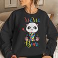 Cute Panda Bear Lovers Mama Bear Autism Mother Puzzle Baby Women Crewneck Graphic Sweatshirt Gifts for Her