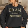 Dd 214 Us Army Alumni Vintage 11 Bravos Retired Army Gift Women Crewneck Graphic Sweatshirt Gifts for Her