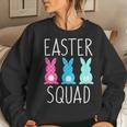 Easter Squad Bunnies Rabbit Family Matching Mom And Daughter Women Sweatshirt Gifts for Her