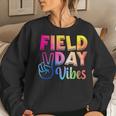Field Day Vibes Funny For Teacher Kids Field Day 2023  Women Crewneck Graphic Sweatshirt Gifts for Her