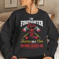 Firefighter Wife Mom Teacher Mom Firefighter Wife Gift Women Crewneck Graphic Sweatshirt Gifts for Her