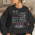 Funny Cheerleading Mom S For Cheer Moms Women Crewneck Graphic Sweatshirt Gifts for Her
