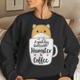 Funny Hamster Hamster Mom Women Crewneck Graphic Sweatshirt Gifts for Her