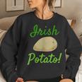 Funny Irish Potato St Patricks DayGift Men Women Women Crewneck Graphic Sweatshirt Gifts for Her