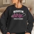 Future Nurse Practitioner Future Rn Nursing School Student Women Crewneck Graphic Sweatshirt Gifts for Her