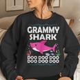 Grammy Shark Doo Doo Funny Gift Idea For Mother & Wife Women Crewneck Graphic Sweatshirt Gifts for Her