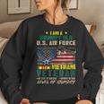 Grumpy Old Us Air Force Vietnam Veteran Retired Usaf Veteran Sweatshirt Gifts for Her