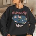 Guinea Pig Mom Floral Cavy Mothers Day Gift Women Cute Pet Women Crewneck Graphic Sweatshirt Gifts for Her