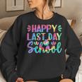 Happy Last Day Of School Teacher Student Graduation V5 Women Crewneck Graphic Sweatshirt Gifts for Her