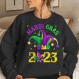 Happy Mardi Gras 2023 Jester Outfit Kids Girl Boy Men Women Women Crewneck Graphic Sweatshirt Gifts for Her