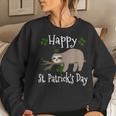 Happy Saint Paddy Lucky Shamrock Dad Mom Boy Girl Party Gift Women Crewneck Graphic Sweatshirt Gifts for Her