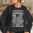 I Have Done Things That Haunt Me In My Sleep US Veteran Women Crewneck Graphic Sweatshirt Gifts for Her