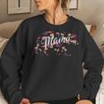 I Love My Mom Best Mom Mother Floral Mama Bear Women Crewneck Graphic Sweatshirt Gifts for Her