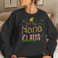 Im The Nana Claus Funny Nana Gift For Mom Women Women Crewneck Graphic Sweatshirt Gifts for Her