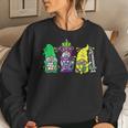 Jester Gnomes Nurse Mardi Gras Women Rn Icu Nicu Er Scrub V3 Women Crewneck Graphic Sweatshirt Gifts for Her