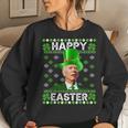 Joe Biden Easter Confused St Patricks Day Men Women Funny Women Crewneck Graphic Sweatshirt Gifts for Her