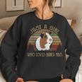 Just A Girl Who Loves Guinea Pig Mom Clothes For Women Women Crewneck Graphic Sweatshirt Gifts for Her