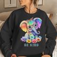 Be Kind Autism Awareness Acceptance Kindness Graphic Women Sweatshirt Gifts for Her