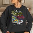 Be A Kind Sole Autism Awareness Puzzle Shoes Be Kind Sweatshirt Gifts for Her