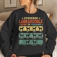 Labradoodle Mom Dad Funny Stubborn Vintage Tricks Gift Women Crewneck Graphic Sweatshirt Gifts for Her