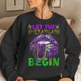 Let The Shenanigans Begin Mardi Gras Sexy Lips Men Women Women Crewneck Graphic Sweatshirt Gifts for Her