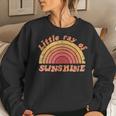 Little Ray Of Sunshine Sorority Girls Matching Little Sister Women Sweatshirt Gifts for Her