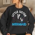 Little Sister Mermaid Matching Family Women Sweatshirt Gifts for Her