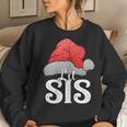 Little Sister Santa Christmas Matching Group Pajama Sweatshirt Gifts for Her