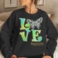 Love Mimi Life Butterfly Art Mothers Day Gift For Mom Women Women Crewneck Graphic Sweatshirt Gifts for Her