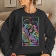 The Lovers Tarot Rainbow Skeleton Gay Lesbian Lgbt Pride Women Sweatshirt Gifts for Her