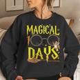 Magical 100 Days Of School Teacher Students Kids Boys Women Crewneck Graphic Sweatshirt Gifts for Her