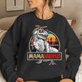 Mamasaurus Dinosaur Mom Vintage Leopard Bandana Mother Women Sweatshirt Gifts for Her