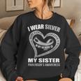 In My Memory Of My Sister Parkinsons Awareness Women Sweatshirt Gifts for Her