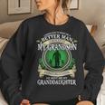 Mens I Asked God To Make Me A Better Man He Sent Me My Grandson Women Crewneck Graphic Sweatshirt Gifts for Her
