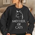 Mother Of Cats Cat Lover Tee Women Sweatshirt Gifts for Her
