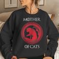 Mother Of Cats Shirt Idea For Mom Wife Her Women Sweatshirt Gifts for Her