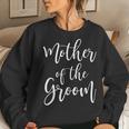 Mother Of The Groom Wedding Mom Women Crewneck Graphic Sweatshirt Gifts for Her