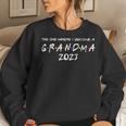 Womens The One Where I Become A Grandma 2023 Promoted To Nana 2023 Women Sweatshirt Gifts for Her