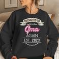Promoted To Gma Again Est 2023 New Mom Dad Mother Father Women Sweatshirt Gifts for Her