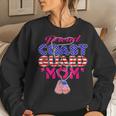 Proud Us Coast Guard Mom Dog Tags Military Mother Gift Women Crewneck Graphic Sweatshirt Gifts for Her