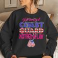 Proud Us Coast Guard Mother-In-Law Military Mom-In-Law Gift Women Crewneck Graphic Sweatshirt Gifts for Her