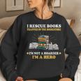 Reading Books Library Student Teacher Book Store Women Crewneck Graphic Sweatshirt Gifts for Her