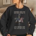 Remember Those Who Have Gone Before Us And Thanks God Women Sweatshirt Gifts for Her