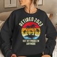 Retired 2023 Not My Problem Anymore Vintage Retired 2023 Women Crewneck Graphic Sweatshirt Gifts for Her