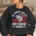 Retirement 2023 Fisherman O Fish Ally Retired 2023 Women Crewneck Graphic Sweatshirt Gifts for Her